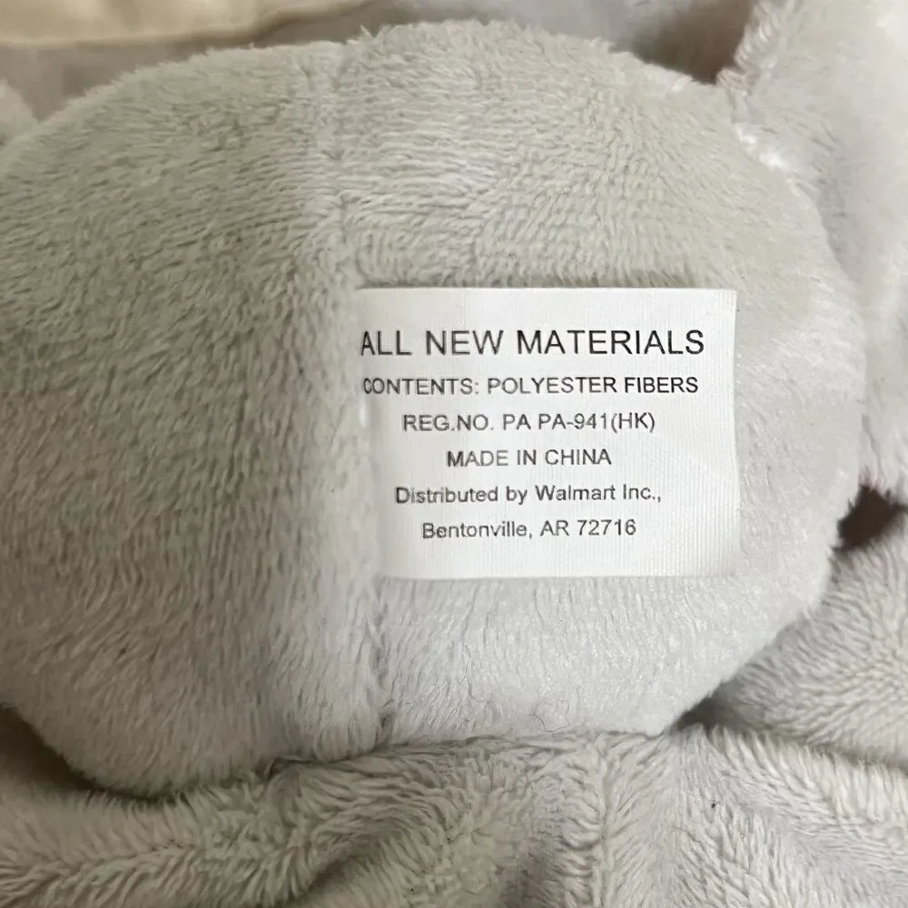 Walmart Gray Elephant Security Blanket Lovey Lovie Small Blankie